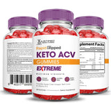 Justified Laboratories Rapid Ripped cetogenicas ACV gomitas, prueba de sabor, snack saludable y sabroso.