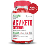 Justified Laboratories Simpli Health Keto ACV Gomitas uso diario sencillo.