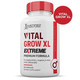 Justified Laboratories Vital Grow XL Extreme etiqueta detalle facilita entender los componentes.