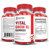 Justified Laboratories Vital Grow XL gomitas para uso diario, consumo sencillo en cualquier momento.