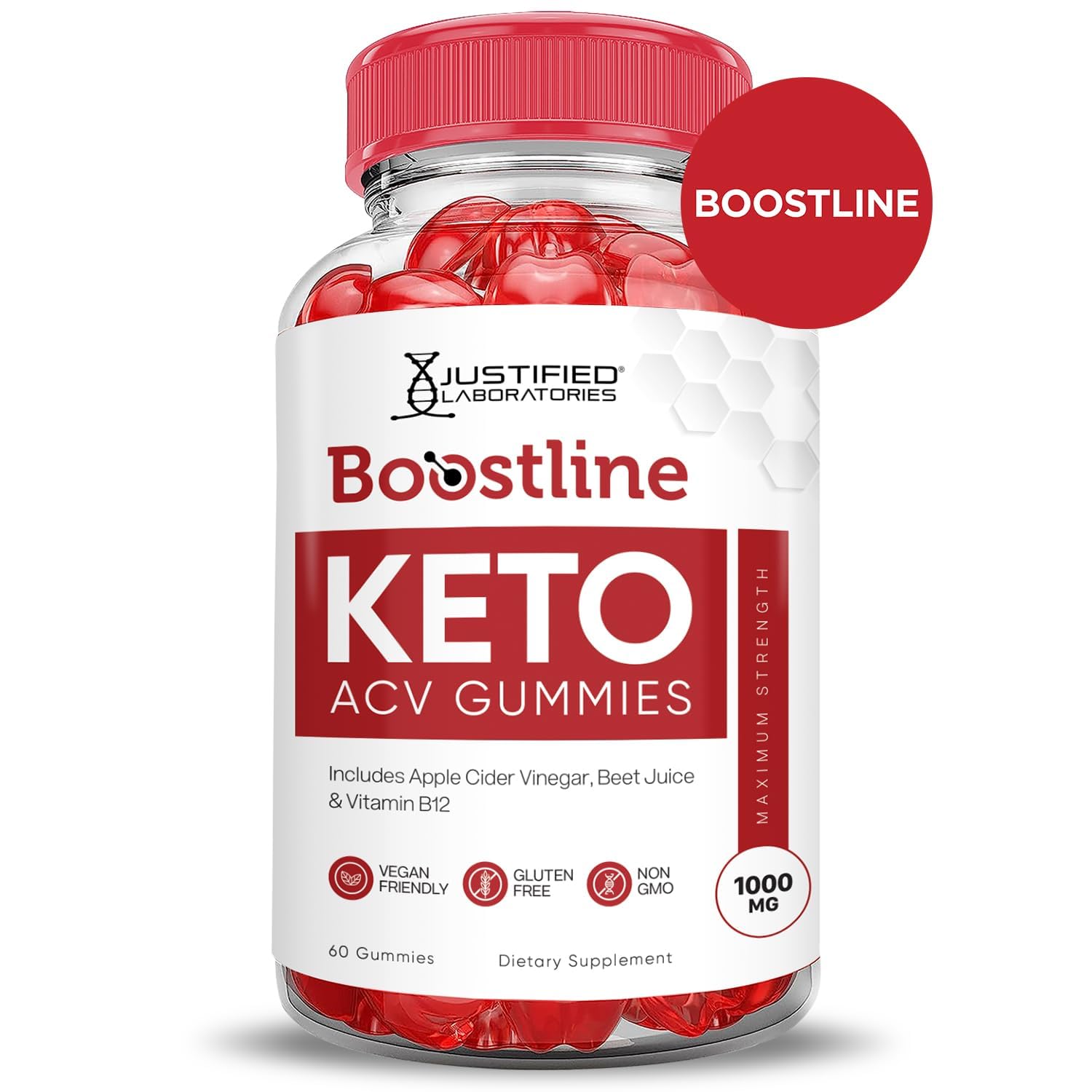 Justified Laboratories Boostline ACV gomas control de calidad certificado para seguridad