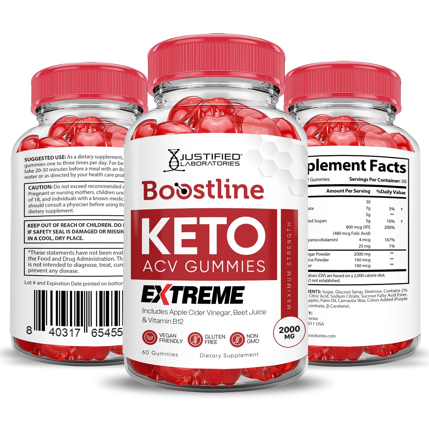 Dosis diaria de Boostline Keto ACV para tu rutina