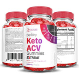 Justified Laboratories Destiny Keto ACV Gummies sabor intenso, disfrutar como snack rápido y saludable