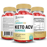 Justified Laboratories Speedy Keto ACV Gummies, escena diaria para snack conveniente.