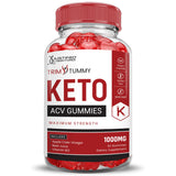 Justified Laboratories Trim Tummy Keto Gummies textura a base de pectina suave