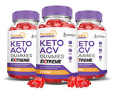 Justified Laboratories Tubo Ripped Keto ACV Gummies: empaque frontal para fácil almacenamiento