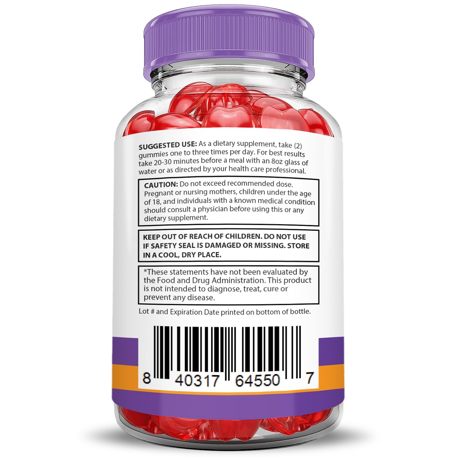 Justified Laboratories Tubo Ripped Keto ACV Gummies: aptas para veganos y libres de OGM