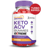 Justified Laboratories Tubo Ripped Keto ACV Gummies: textura suave gracias a pectina