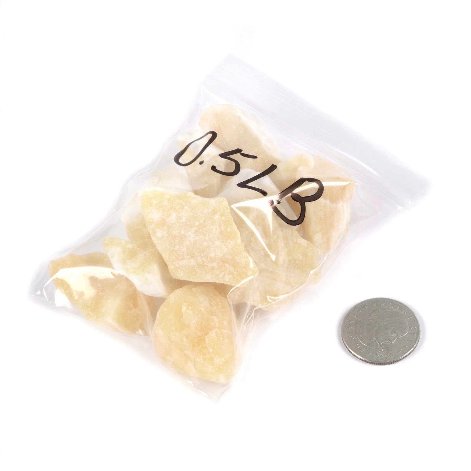 Calcita remojadas en agua Justinstones, brillo natural mejorado