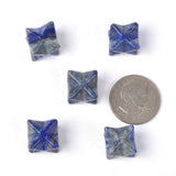 Justinstones lapislázuli merkaba-puntas 1 pulgada protección del aura y armonía.