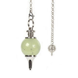 Justinstones Xinshan Jade Infinito pendulo 40 mm para divinación y energías.