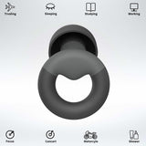 JUSTRVN tapones de oído para estudiar confortables y protegen el oído durante largas sesiones