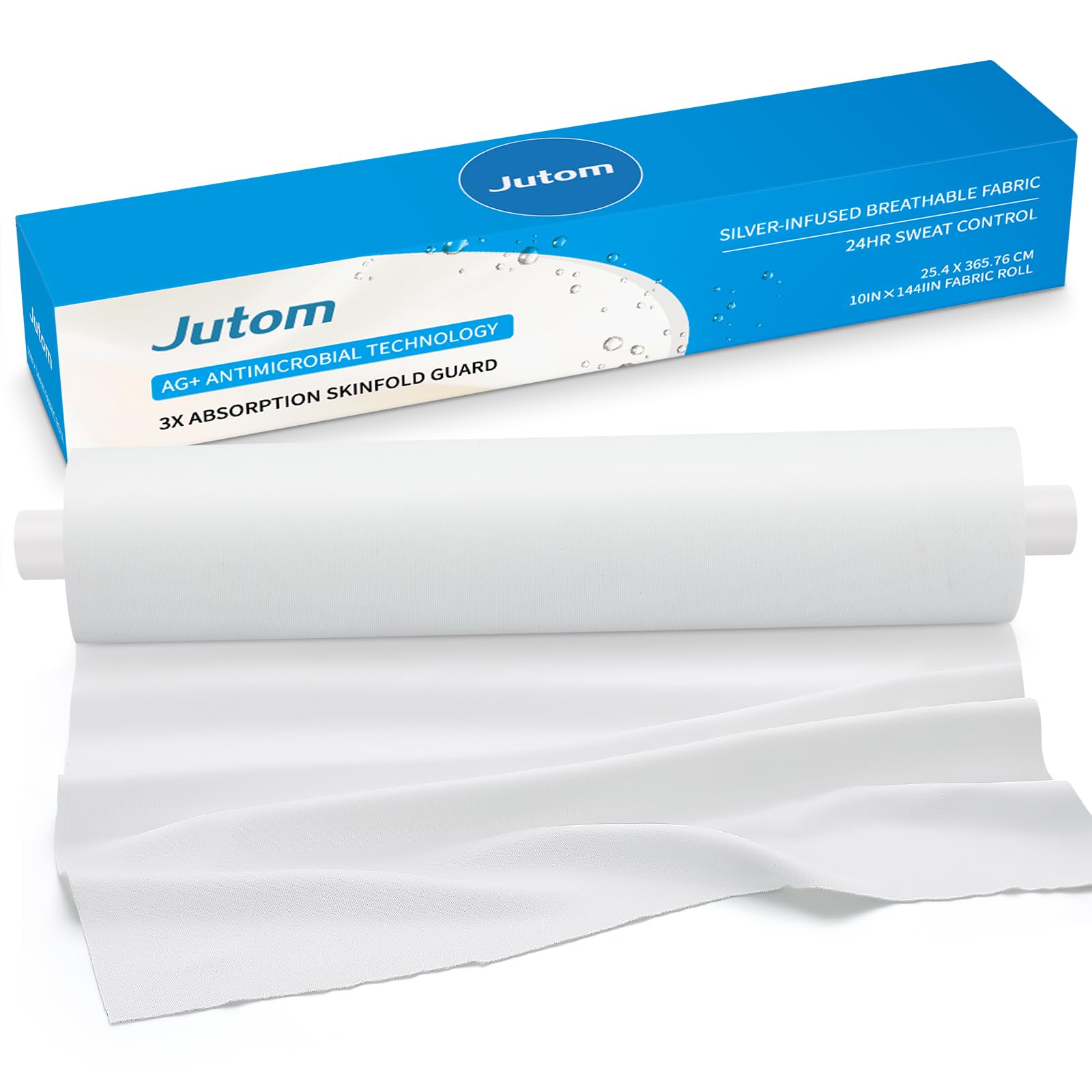 Jutom roll antimicrobiano de doble capa para pliegues de piel y absorción.