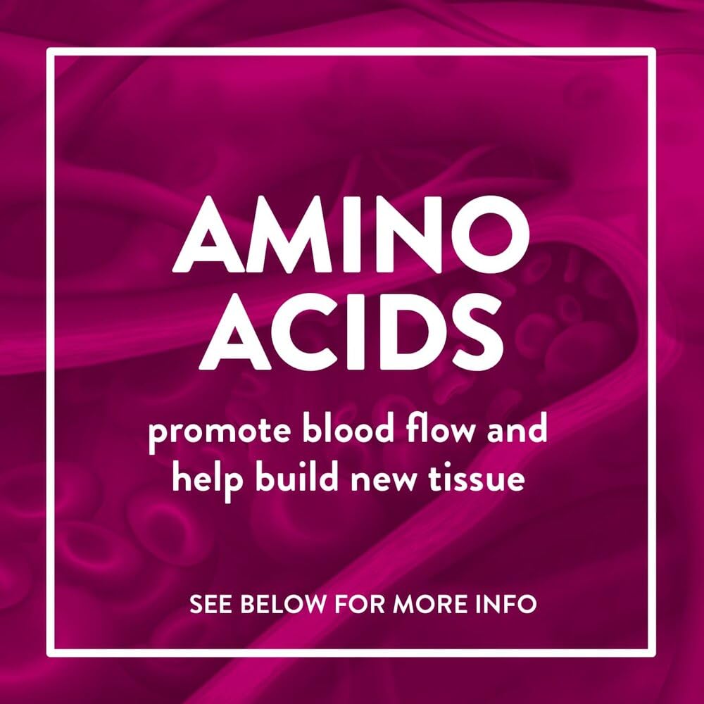 Composición de Juven con aminoácidos arginina y glutamina para apoyo proteico.