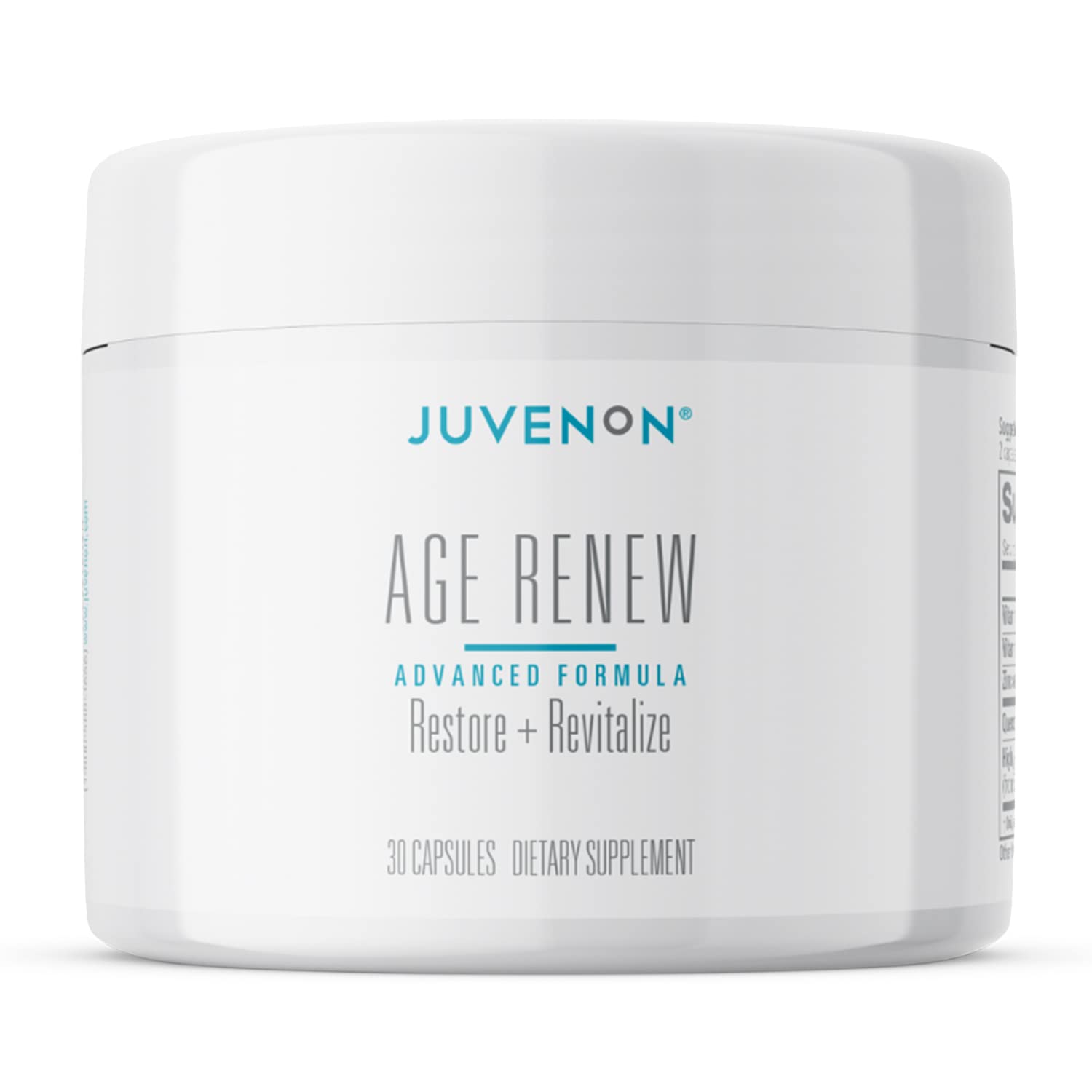 Juvenon AgeRenew Beta Glucano cápsulas para apoyo inmunitario diario