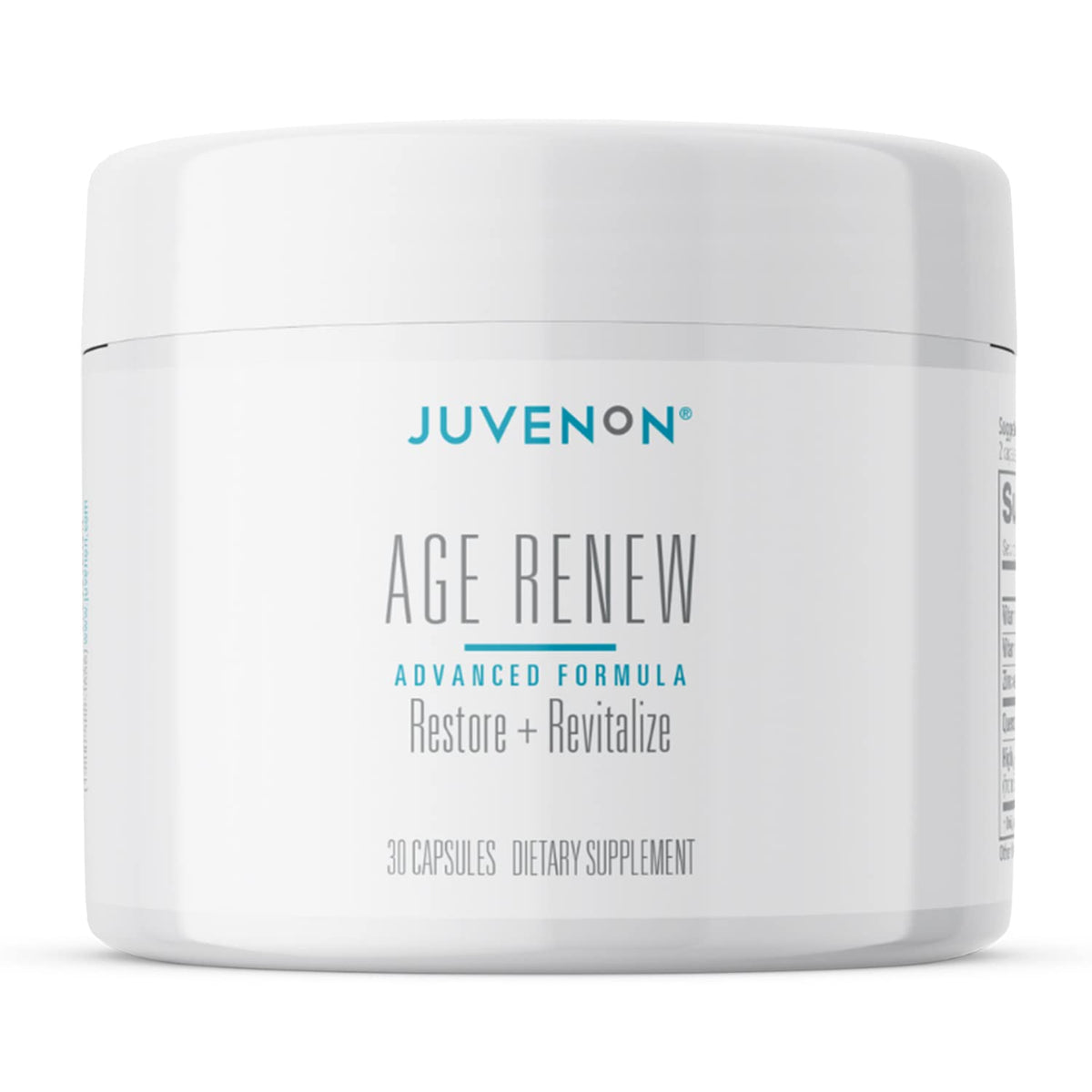 Juvenon AgeRenew Beta Glucano cápsulas para apoyo inmunitario diario