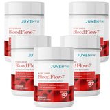 Juvenon BloodFlow-7: botella que apoya la circulación y la energía diaria.