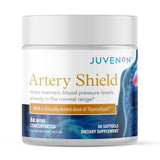 Juvenon Escudo de Arterias: botella frontal para apoyo a la circulación.