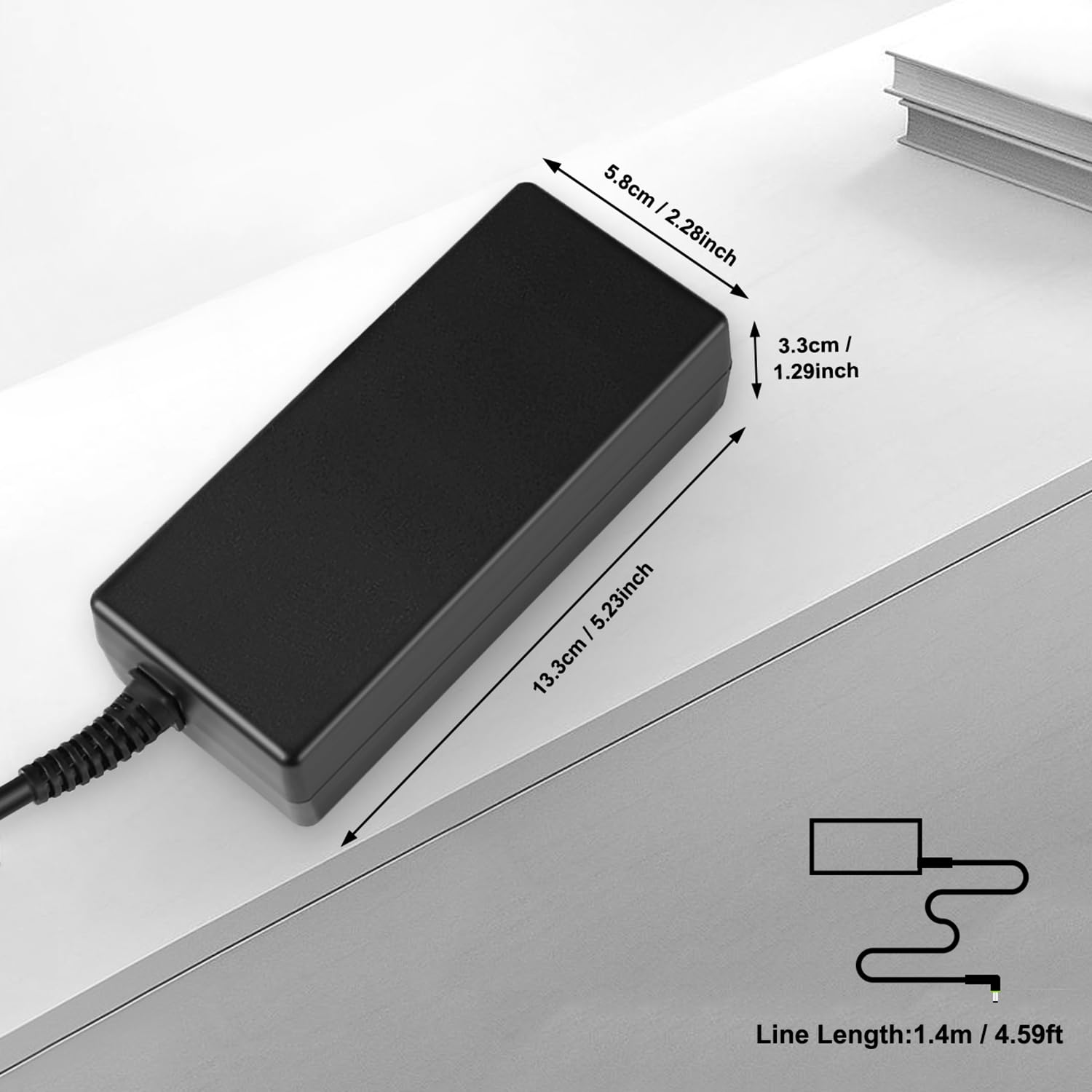 JUYOON diseño slim 80W, adaptador AC compacto para DreamStation.