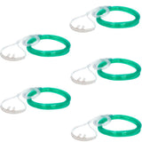 Canula nasal JWYN 5 piezas, estilo Salter, conector trompeta, tubo de 4 pies, uso diario cómodo