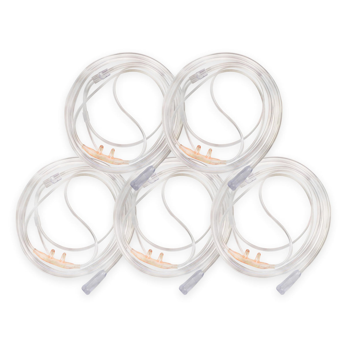 JWYN cannula nasal para adultos, estilo Salter, extensión de 1 pie, cómodo y estable para el uso diario