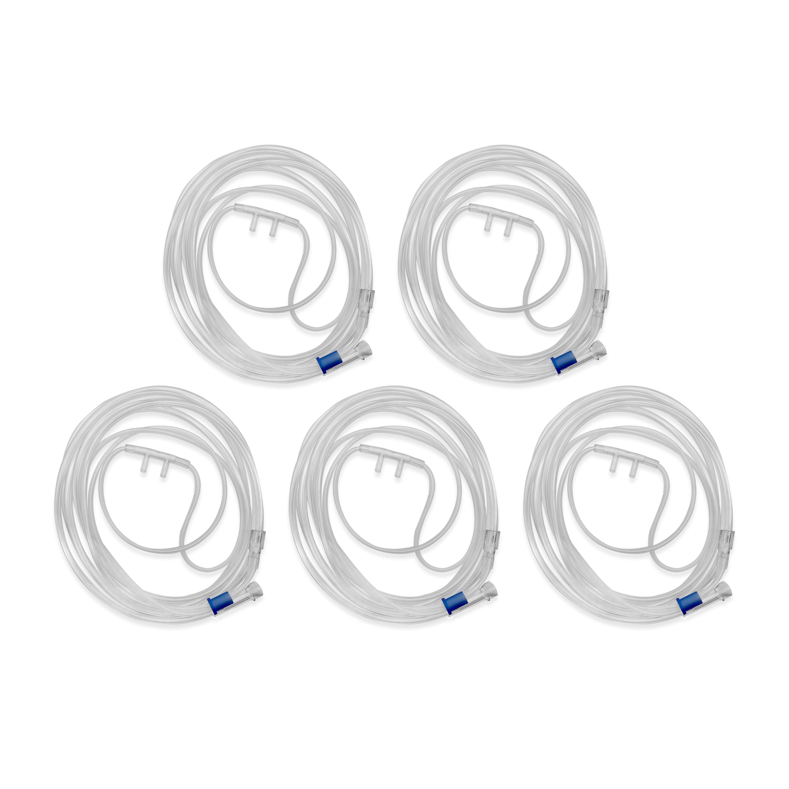 Cánula nasal JWYN Ultra suave con conector trompeta, comodidad para uso diario.