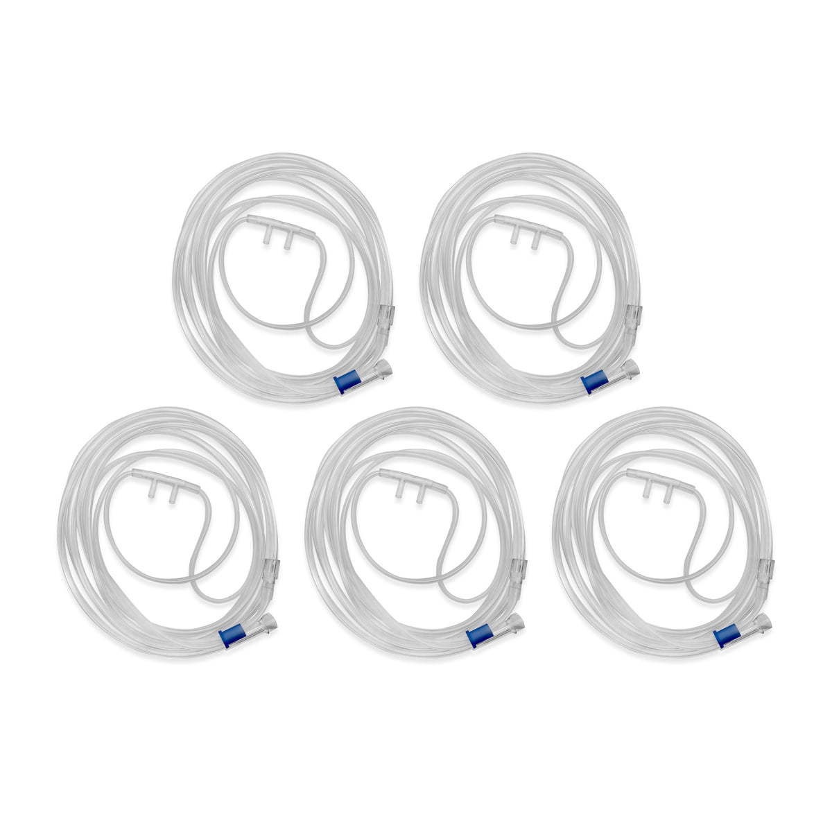 Cánula nasal JWYN Ultra suave con conector trompeta, comodidad para uso diario.