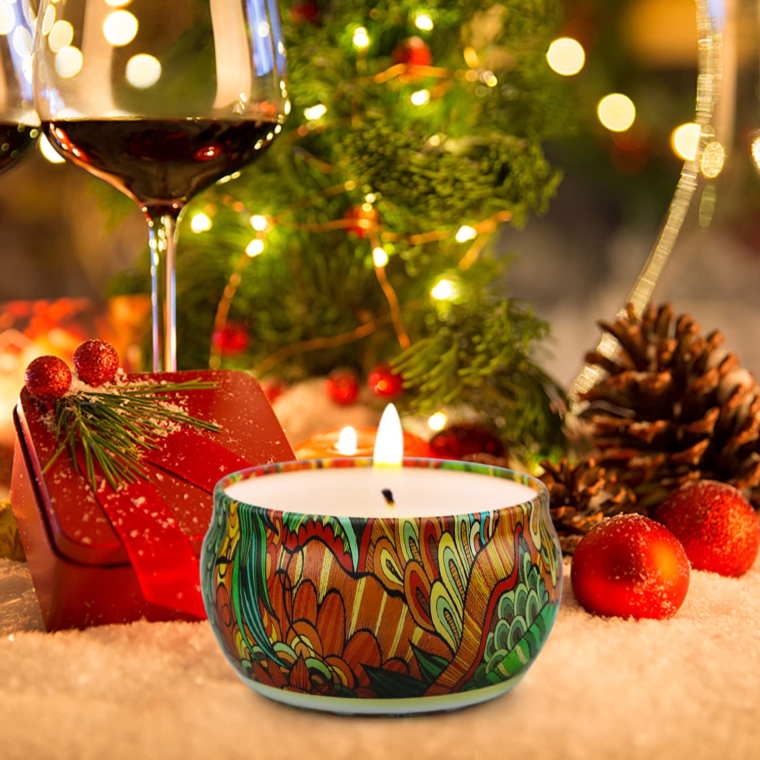 Conjunto de velas aromáticas JXDLSQ con empaque regalo listo