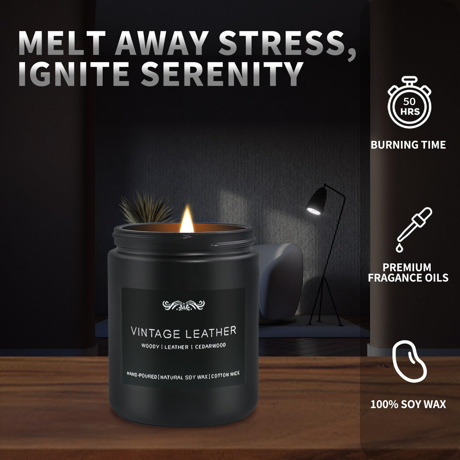 Velas JXDLSQ soja-blancas: combustión limpia y experiencia sensorial.