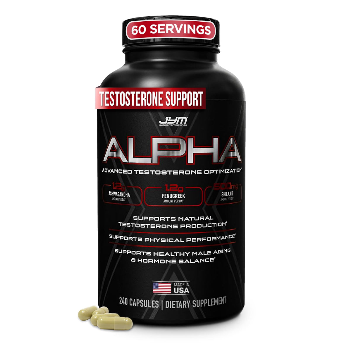 Alpha JYM X botella frontal para uso diario durante entrenamientos intensos