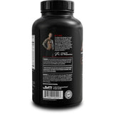 Alpha JYM X etiqueta transparente para ver dosis e ingredientes