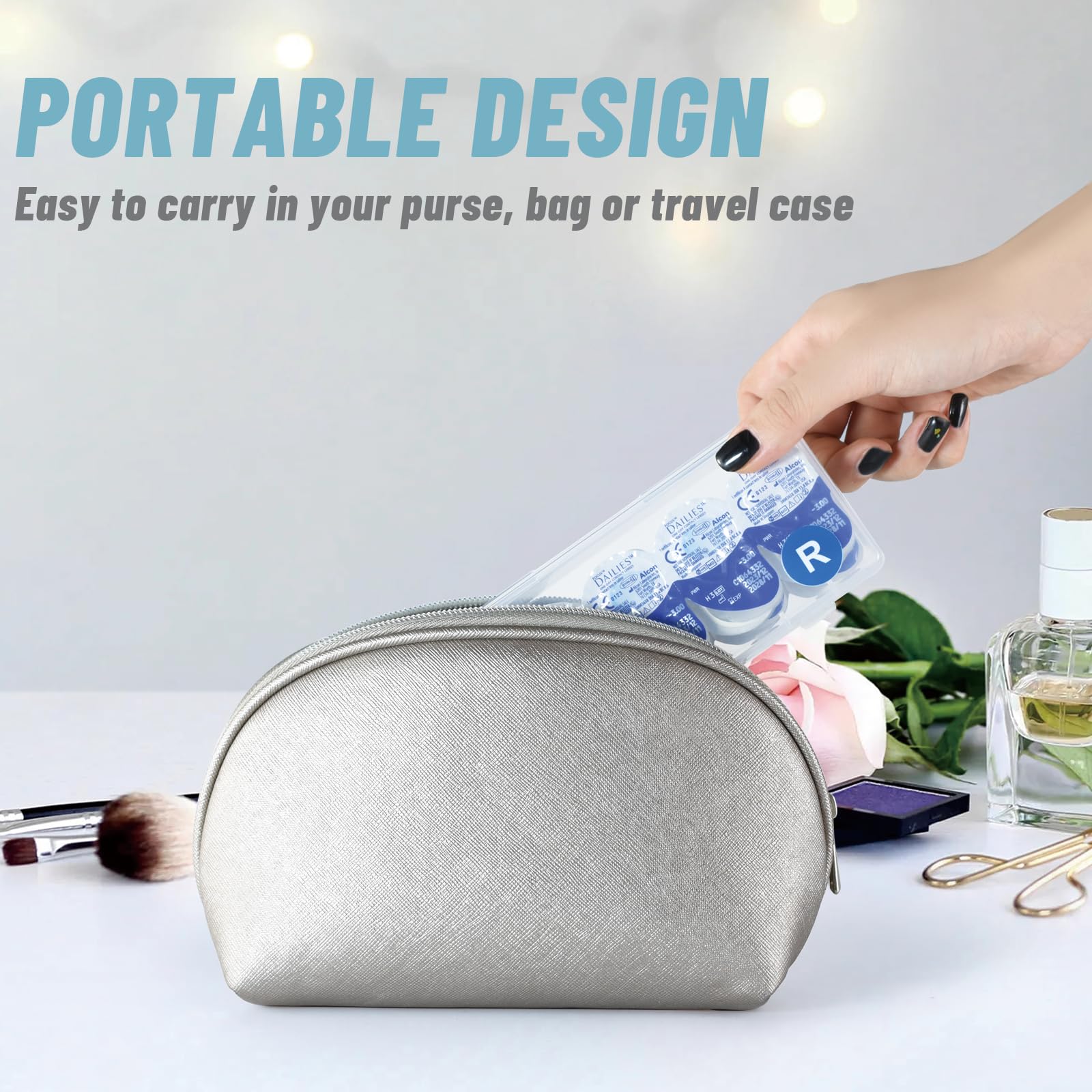 JynJyn diseño compacto, ideal para viajes y bolso.