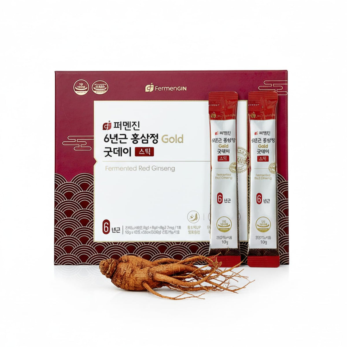 K FOOD KOREAN FOOD palillo-bebida ginseng, empaque premium para uso cómodo en casa o trabajo.