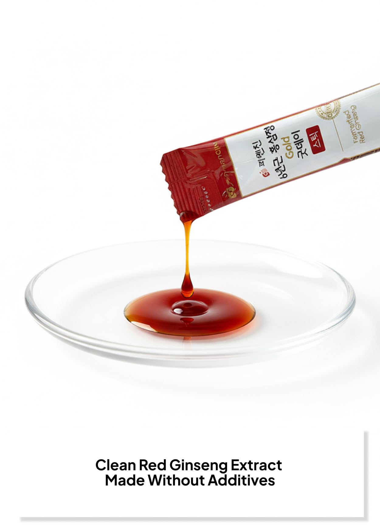 K FOOD KOREAN FOOD palillo-bebida ginseng, ingredientes limpios sin colorantes artificiales.