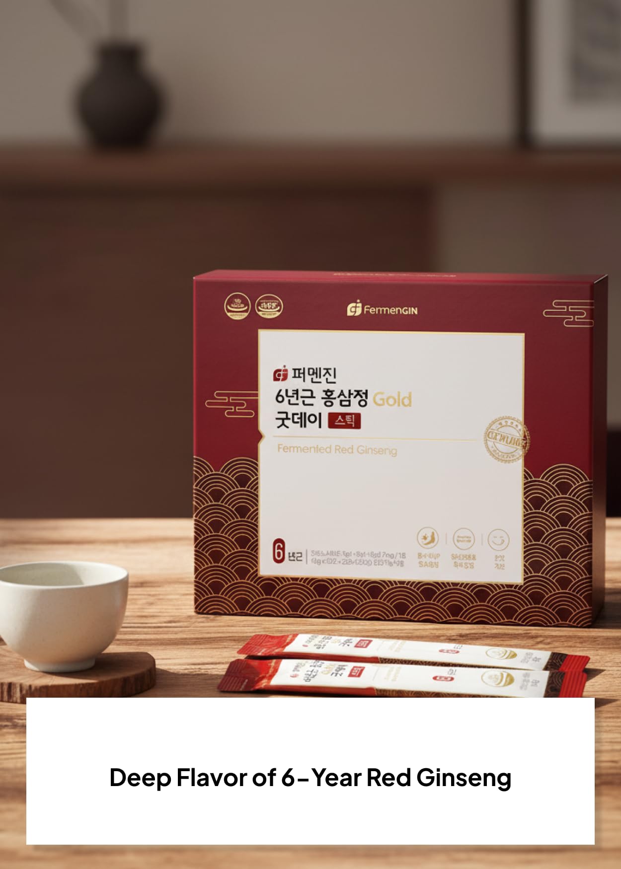 K FOOD KOREAN FOOD palillo-bebida ginseng, porciones individuales para llevar a cualquier lugar.