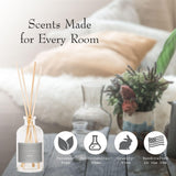 K. Hall Designs: palitos de reed difusor cremoso, dispersión amplia para habitaciones grandes.