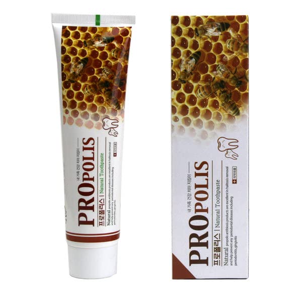 K-Mystery propóleo dentífrico, ingredientes naturales enfatizando propóleo para higiene diaria