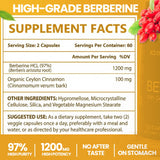 K2 Organics Berberina, cápsulas fáciles de tragar para uso diario