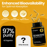 K2 Organics Berberina y canela, combinación para uso diario