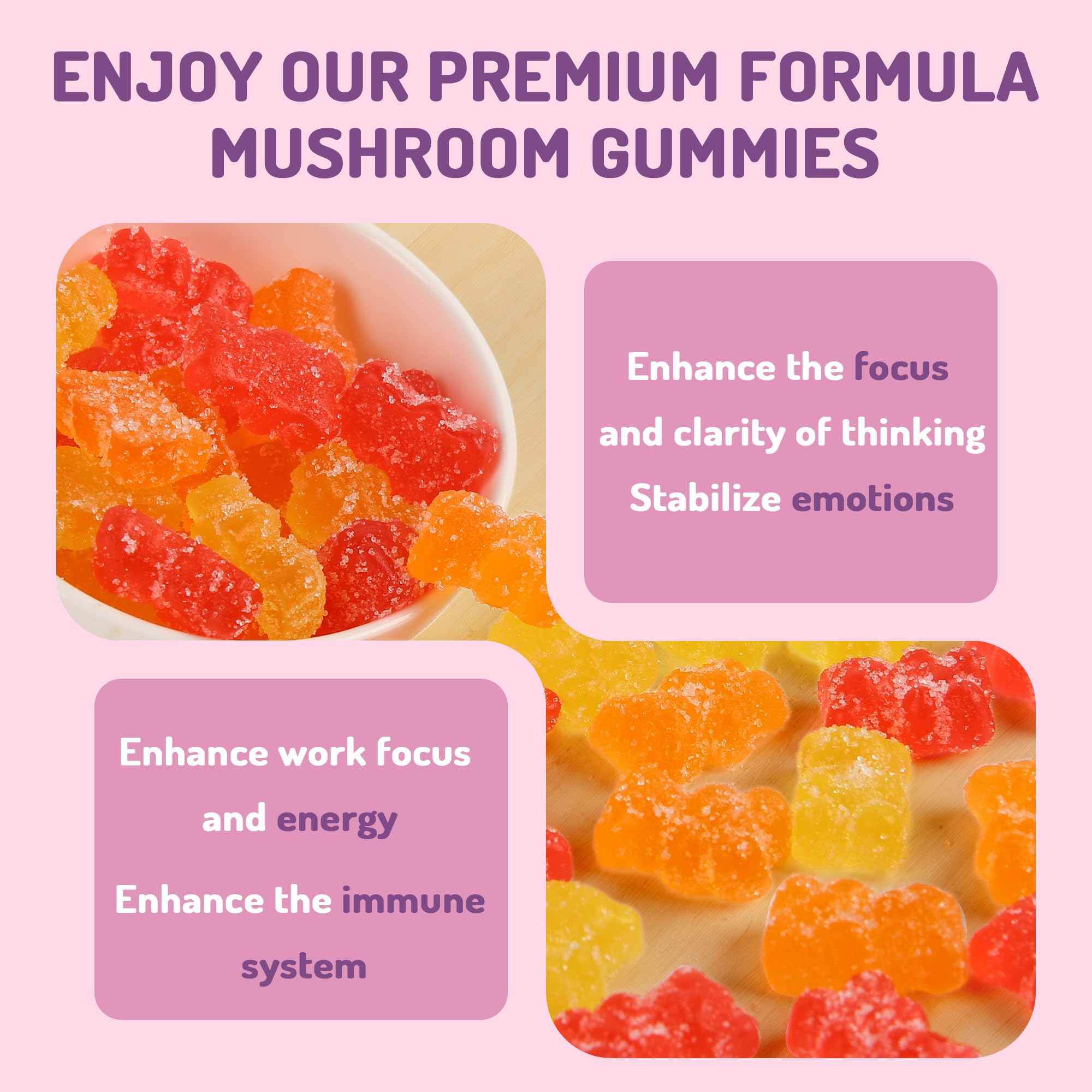KAACHLI Gominotas veganas sin gelatina, sabor afrutado y opción saludable.