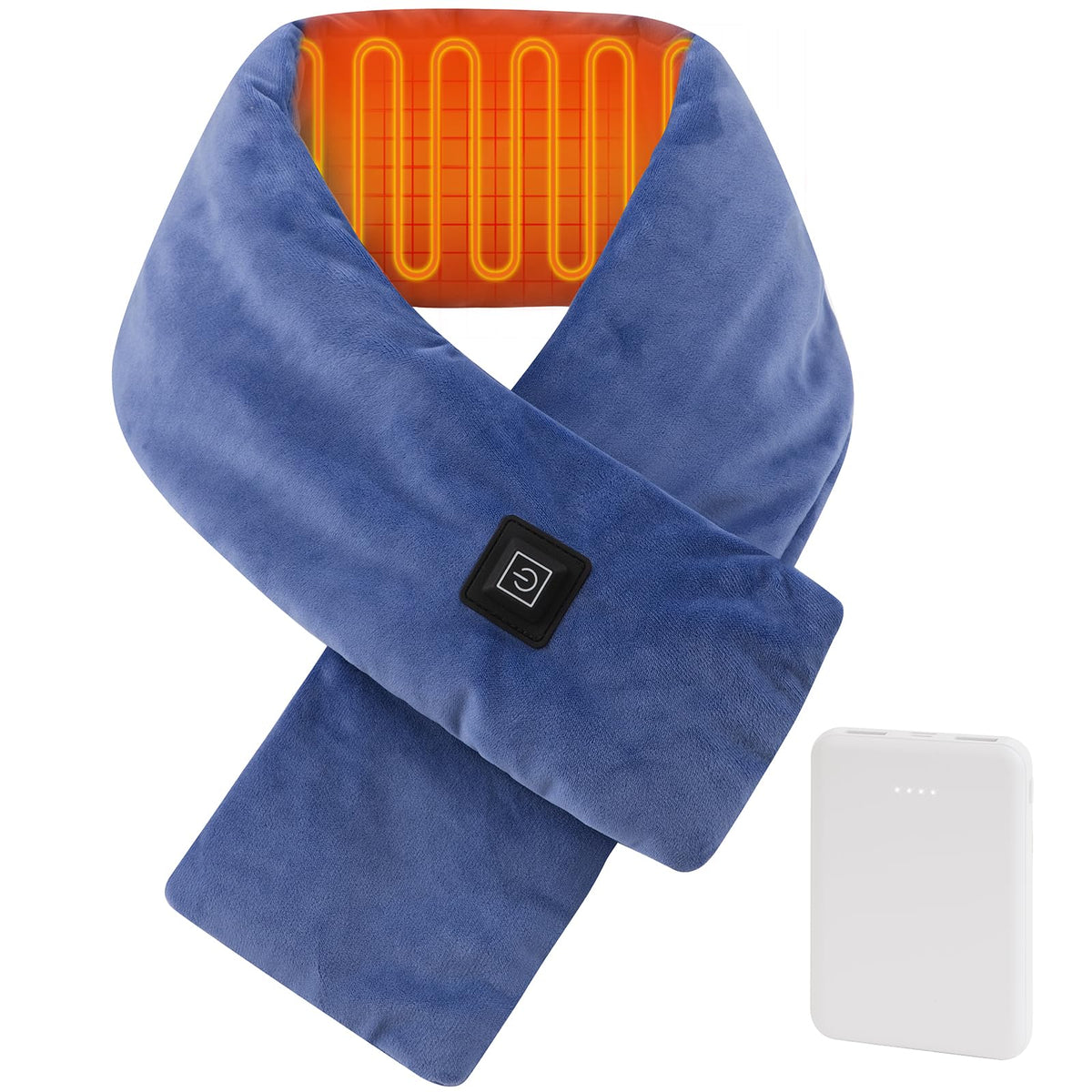 KADORVA bufanda cuello calor con batería 5000 mAh para uso prolongado.