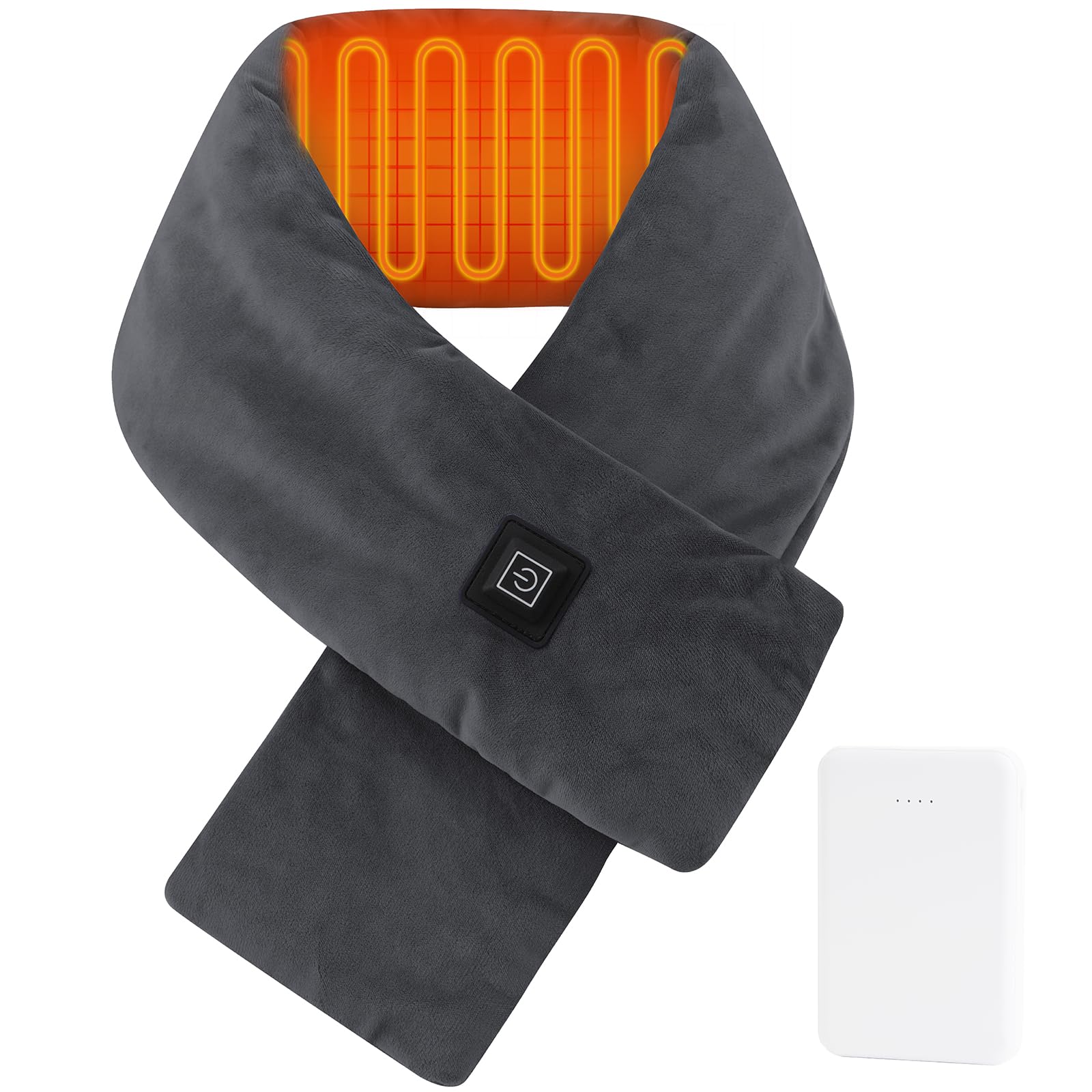 KADORVA calentador de cuello con batería 5000mAh para uso portátil.