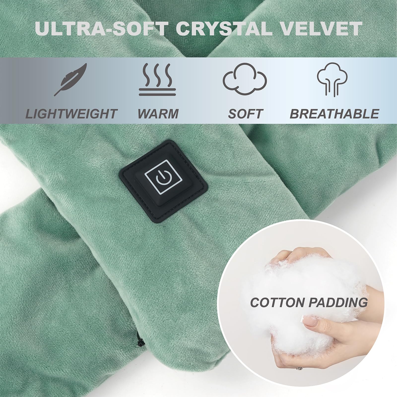 KADORVA cuello calentador dorso con calor uniforme para la nuca