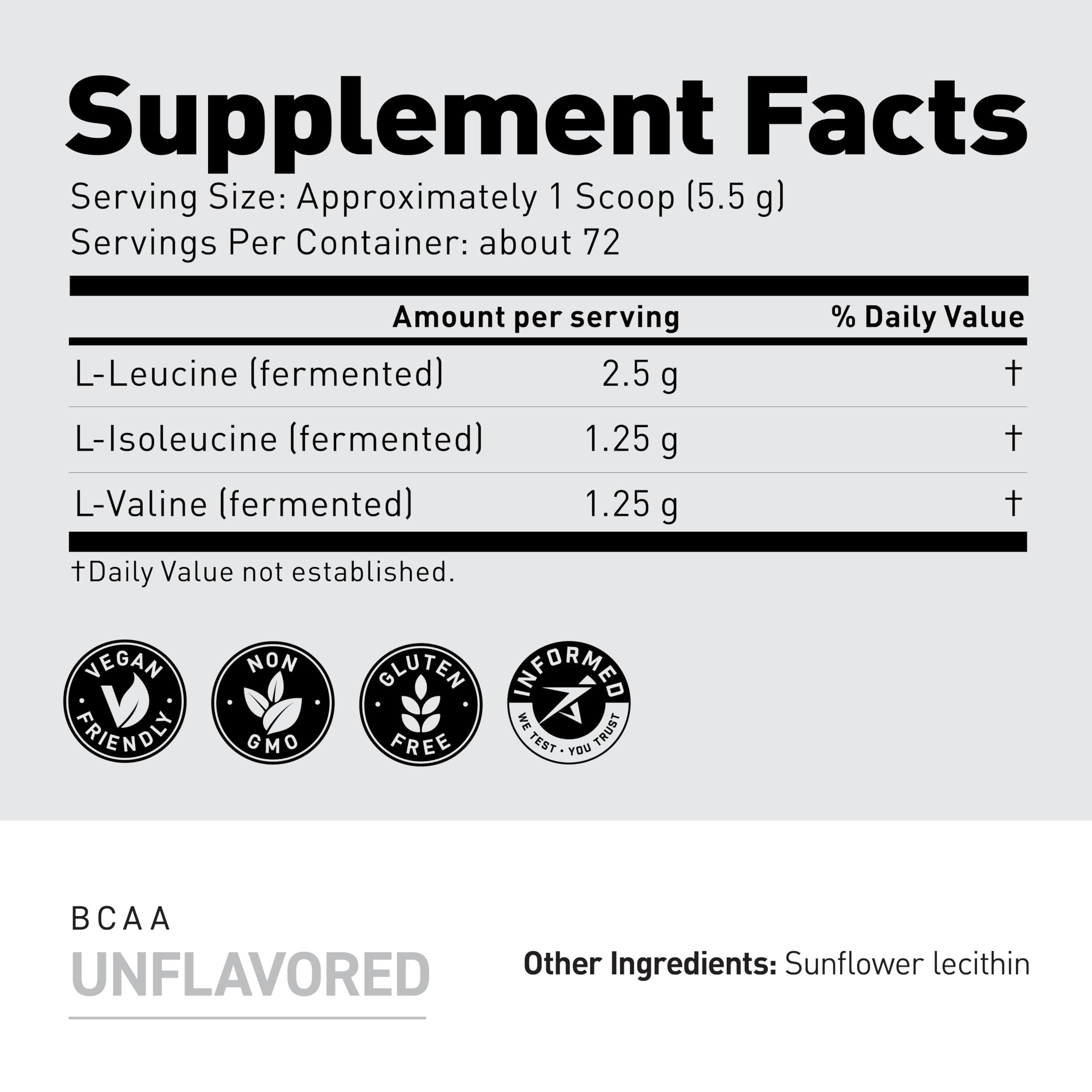 Kaged BCAA mezcla sin espuma en cualquier bebida.