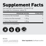 Kaged BCAA mezcla sin espuma en cualquier bebida.