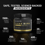 Kaged Clean Burn Elite frasco con etiqueta visible