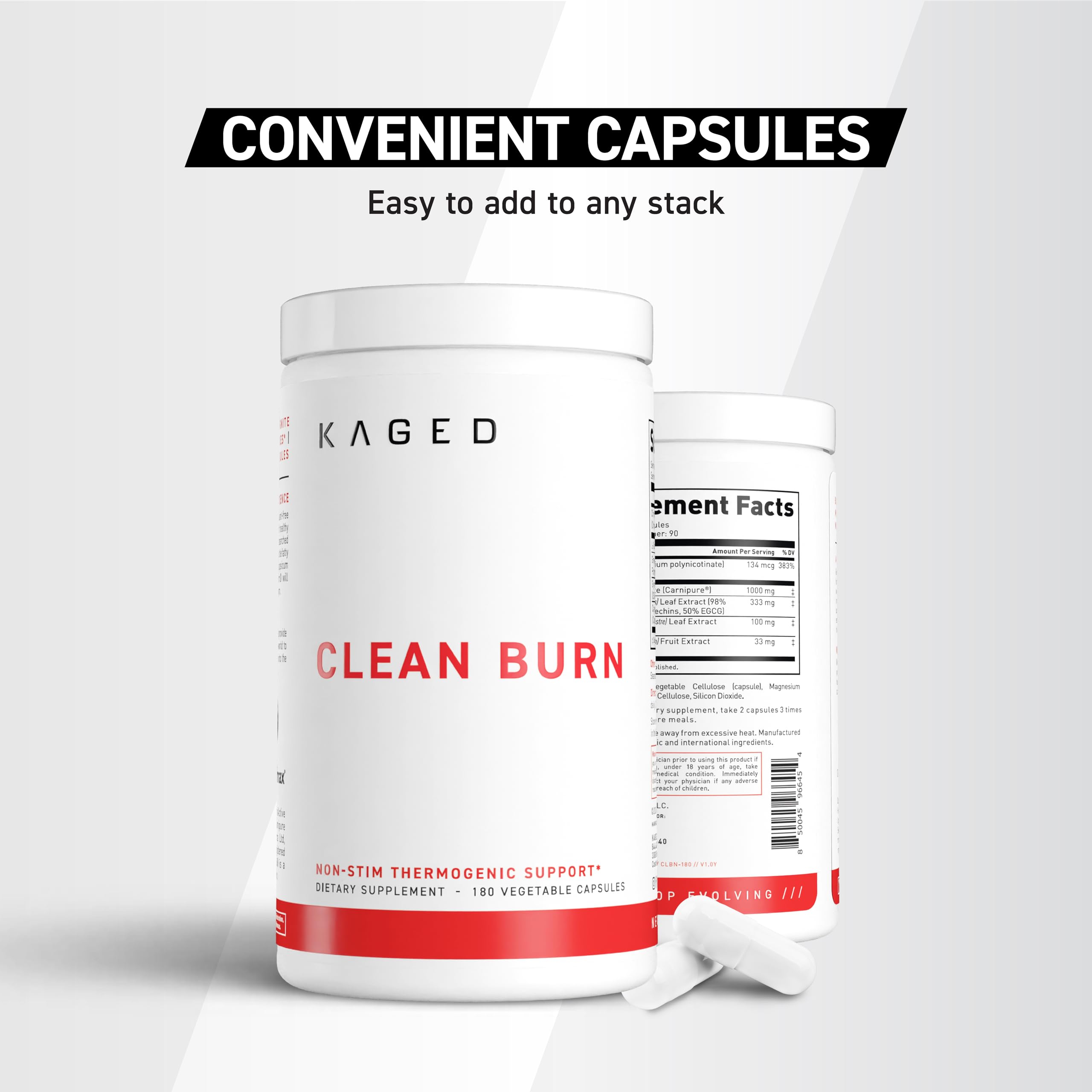 Kaged Clean Burn: imagen destacando el ingrediente ChromeMate.