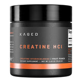 Kaged Creatine HCl, polvo de alta solubilidad para entrenamientos eficientes.