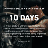 Polvo fino de Kaged Creatine Elite se disuelve rápido.