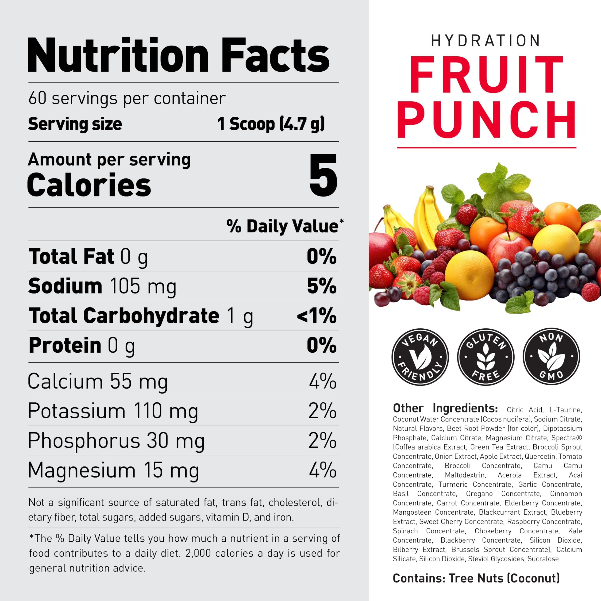 Spectra antioxidantes en Kaged Daily Hydration para defensa frente al estrés oxidativo.